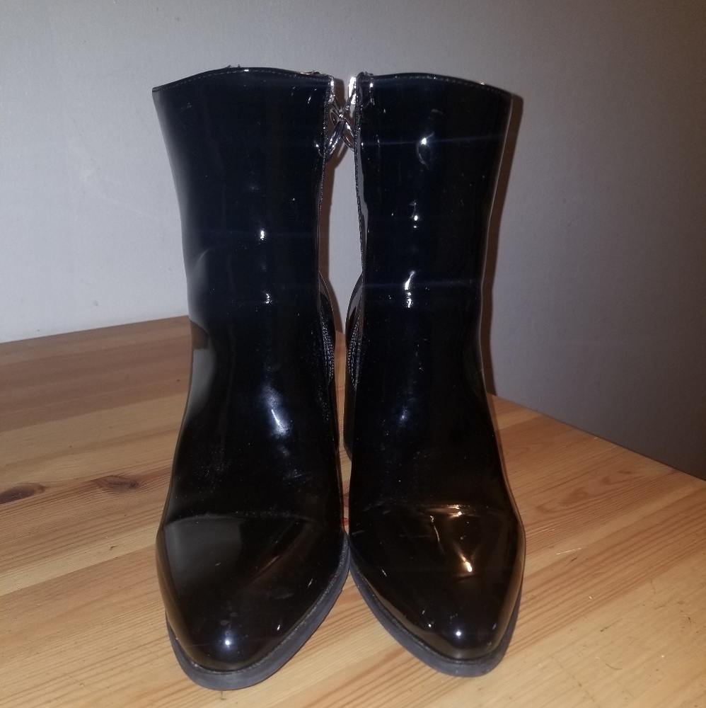 Forever21 patent leather Ankle Boots
